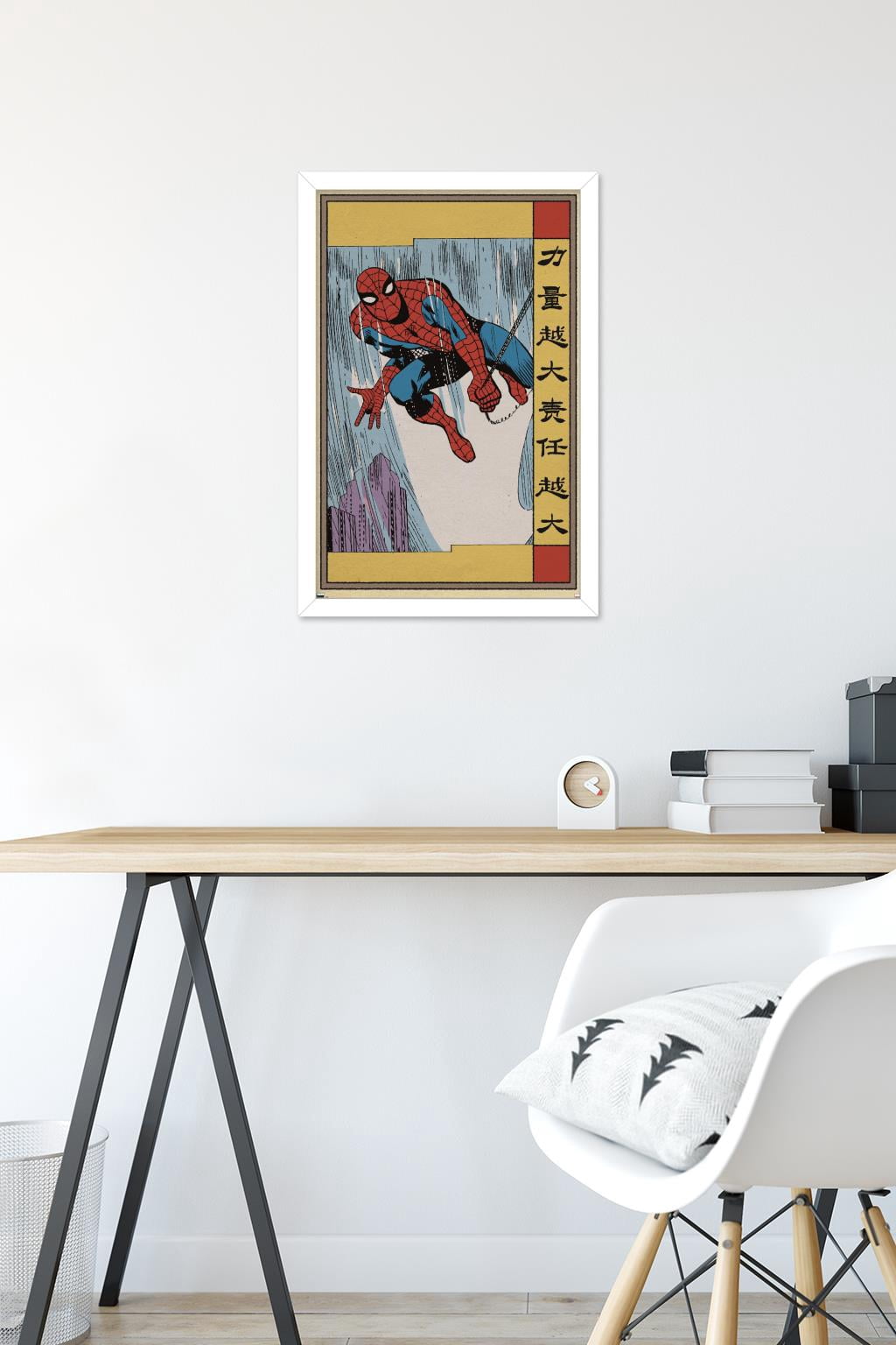 Marvel Modern Heritage - Spider-Man Wall Poster, 14.725" x 22.375" Framed