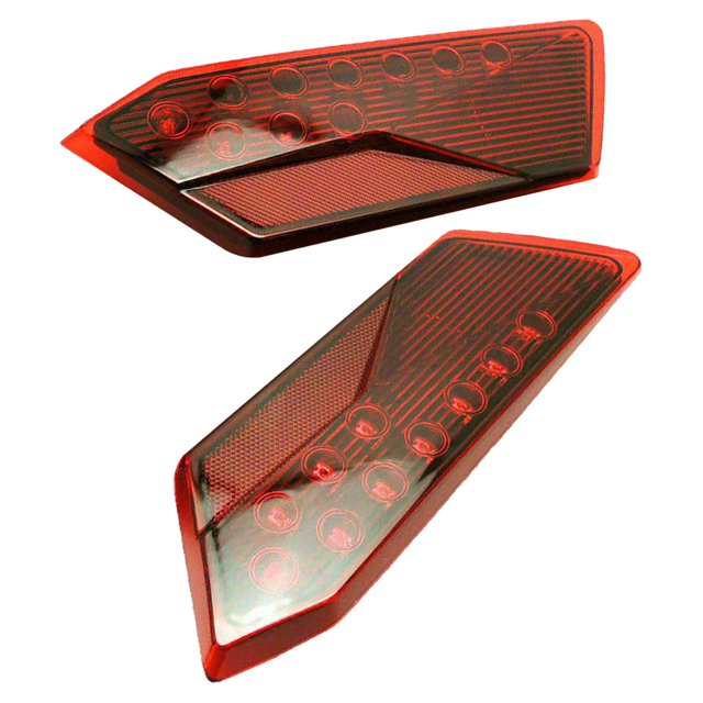 2 luces traseras izquierda y derecha, luces de freno traseras, luces traseras pa 2014 900 1000 XP S 4 2412341 2412342 reempza Rojo Baoblaze Luces de freno traseras