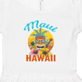 thumbnail image 4 of Inktastic Maui Hawaii Vacation Tiki Girls Toddler Dress, 4 of 5