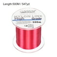 thumbnail image 2 of Uxcell 547Yard 6Lb Fluorocarbon Coated Monofilament Nylon Fishing Line Fuchsia, 2 of 7
