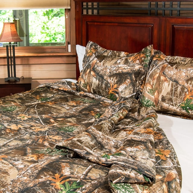 Set de edredón Northwest Realtree Full/Queen con 2 fundas