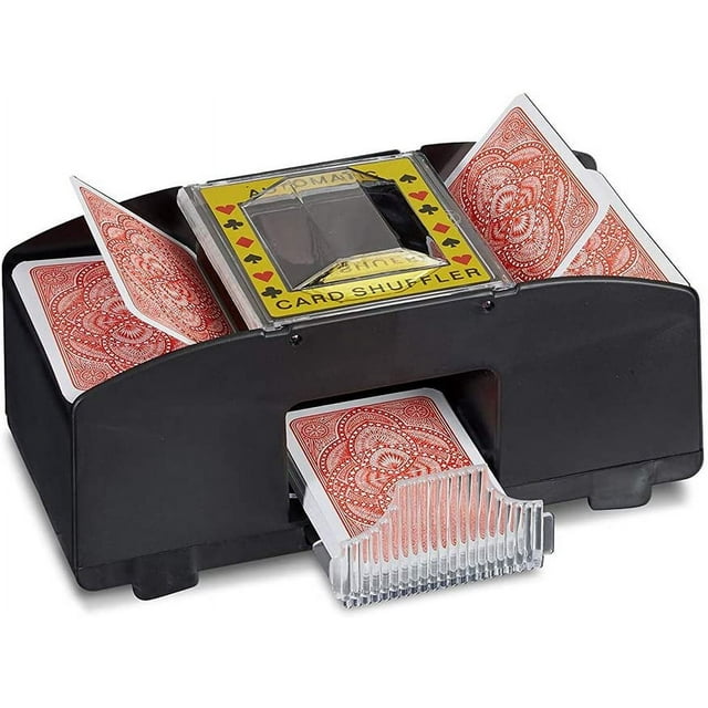 Automatic Card Shuffler Electric, Monsterzeug Card Mixer for 2 Decks