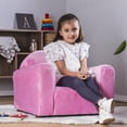 thumbnail image 4 of Keet Cozy Children's Chair Minky Pink, 4 of 7