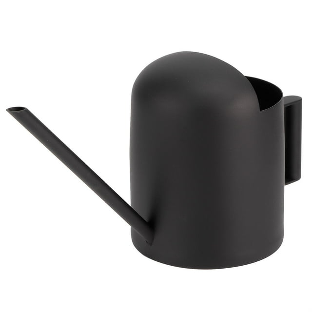 Watering Can Stainless Steel Long Spout Plant Flower Irrigation Pot Garden Accessory Matte Black
