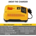 thumbnail image 3 of Ohyes Bat 18V Power Tool Battery, for Dewalt, 3 of 7