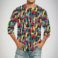 thumbnail image 2 of Dressy Summer Tops for Men 2025 Men Blouses Elegant Casual Short Sleeve Shirts for Men Graphic Tees Sleeveless Tops For Men Blue Try Before You Buy, 2 of 5