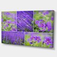 thumbnail image 2 of Blue Spring Flowers Collage - Floral Canvas Art Print, 2 of 3