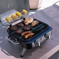 thumbnail image 6 of Kenmore 2-Burner Portable Tabletop Retro Gas Grill, Black, 6 of 17