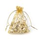 thumbnail image 3 of 20 bolsas de gasa con diseño de pestañas, de organza, para joyería, con cordón, para regalo, suministros para fiestas, bodas, cumpleaños (doradas), 3 of 7