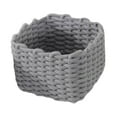 thumbnail image 1 of veasfak Multipurpose Organiser Box Rope Basket Container Bin Portable Storage Basket for Gray, 1 of 7