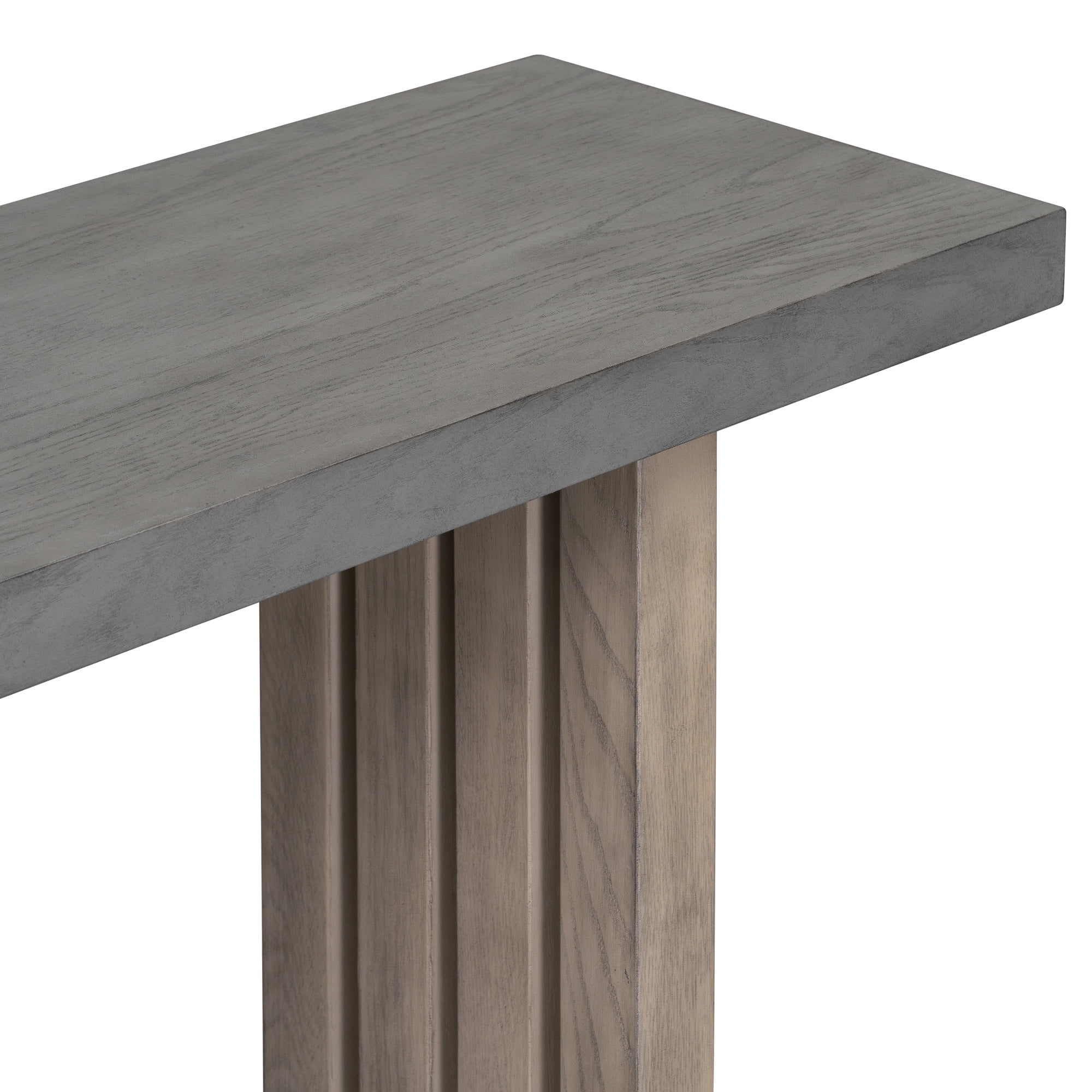 Jopath 59"W Modern Narrow Console Table Wooden Sofa Side Table Entryway Table with Storage Shelf for Living Room,Entryway,Gray