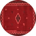 thumbnail image 1 of Ahgly Company Machine Washable Indoor Round Southwestern Red Country Area Rugs, 6' Round, 1 of 4