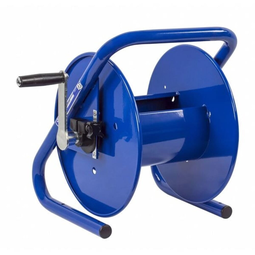 Coxreels Hand Crank Hose Reel,100 ft,3/8" ID,Blue 112-3-100-CM