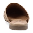 thumbnail image 4 of Journee Womens Aniee Slip On Almond Toe Mule Flats, Widths Available, 4 of 10