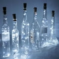 thumbnail image 4 of Wine Bottle Lights with Cork, Battery Operated 20 LED Cork Shape Silver Wire Colorful Fairy Mini String Lights(No Bottles) for DIY, Party, Decor, Christmas, Halloween,Wedding, 4 of 6