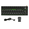 thumbnail image 2 of Mini Audio Mixer, 10 Channel RGB Sound Mixer Audio Mixer, Stereo Line Mixer for Amplifier Speaker Handheld Microphone for Guitar, Bass, Keyboards Mixer, 2 of 7