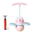 thumbnail image 2 of Pogo Ball con asa para niños y adultos con bomba, pelota que rebota Pogo Stick Ganado Rosa, 2 of 8