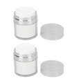 thumbnail image 1 of 2pcs 50ml Cream Jar Refillable Empty Acrylic Vacuum Makeup Jar for for Face Lotion Moisturizer, 1 of 4