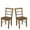 Pecan, variant on Pemberly Row Ladderback Dining Chair in Rich Mocha(set of 2)