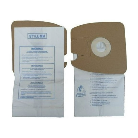 6 Eureka Allergy Mighty Mite Vacuum Style MM Bags, Canister Limited, Sanitaire Vacuum Cleaners, 3670, 3680, 3690, 6