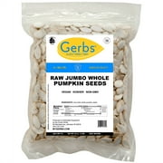 Jumbo Raw Pumpkin Seeds In Shell by Gerbs - 2 LBS - Top 14 Food Allergen Free & Non GMO - Vegan & Kosher