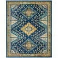 thumbnail image 3 of Nourison Allur Persian Navy Multicolor 7'10" x 9'10" Area Rug, (8x10), 3 of 9