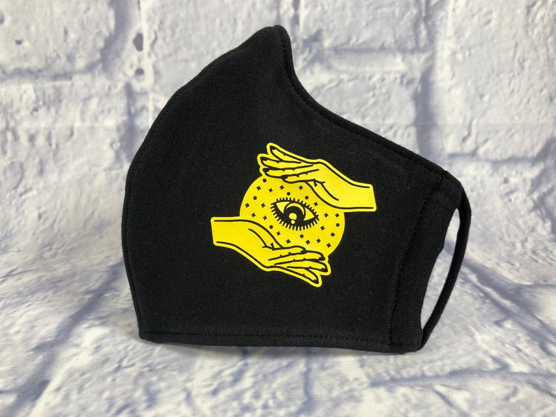 Deluge - Hamsa Designed Face Mask, vote 
