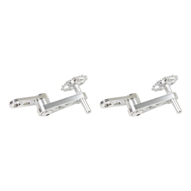 Greeniant Convertidor de tensor de de bicicleta resistente al desgaste, estabilizador de bielas, desviador de ciclismo, cremallera, polea de guía de Plata 2piezas Greeniant CBP374435