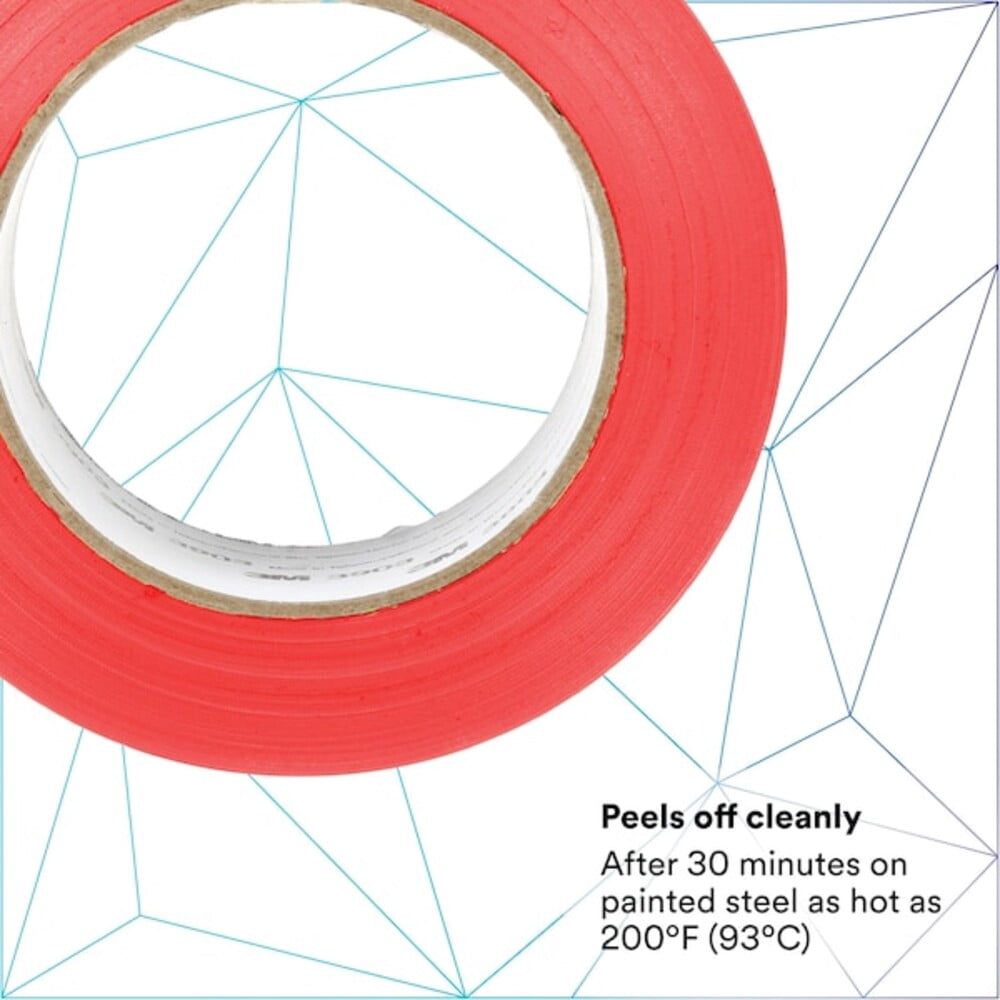 3M Vinyl Duct Tape 3903 Red, 2 in x 50 yd 6.5 mil, 24 per case Individually Wrapped