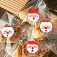 thumbnail image 3 of Cheapark 500PCS 1in Santa Claus Head Christmas Stickers - Adhesive Decor for Party Favors or Gift Bags, Cute Festive Holiday Stickers, 3 of 6