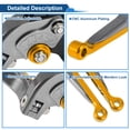 thumbnail image 4 of Palancas de freno y embrague cortas y largas para Yamaha TMAX560 2019-2020, palanca de freno ajustable de motocicleta, aleación de aluminio, mango de titanio con tono dorado, 4 of 6