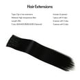 thumbnail image 2 of Amdohai 24in Clip in Hair Extensions 1 Set 6 Pcs 16 Clips High Temperature Fiber Invisible & Secure Clips Double Weft, 2#, 2 of 4