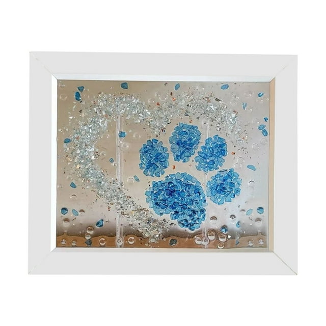 Sea Glass Art Kit 2025 New Sea Glass Resin Art Kits for Adults Sea Glass Art & Craft Kit DIY Resin Beach Art Kit Sea Glass Art Frame for Friends Birthday