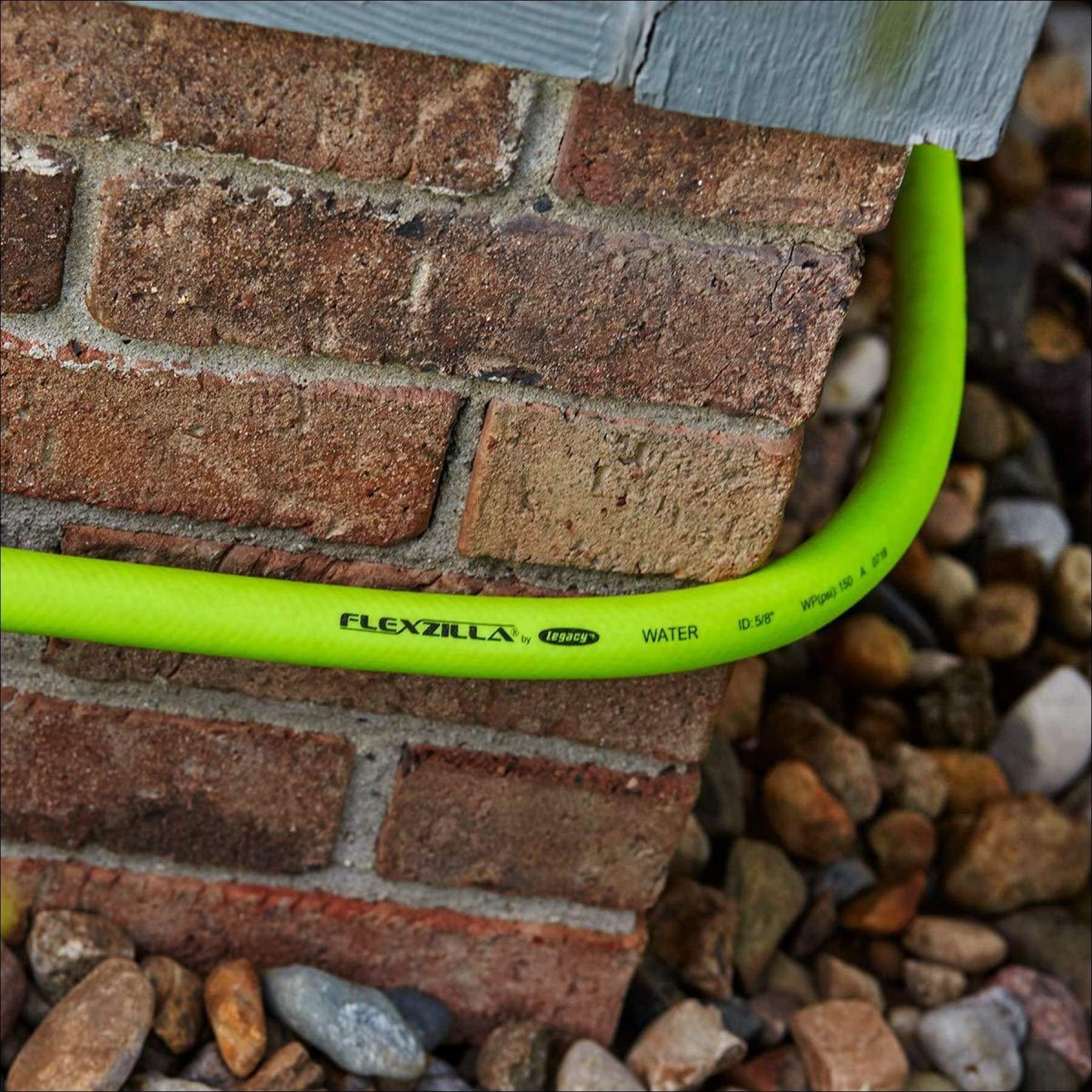 legacy mfg. co. hfzg5100yw 5/8 in. x 100 ft. flexzilla garden hose with 3/4 in. ght fittings