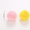 thumbnail image 3 of 6PCS Cat Bell Balls Set Interactive Soft Cat Ball Toy Cat Plush Ball Cat Toy, 3 of 10