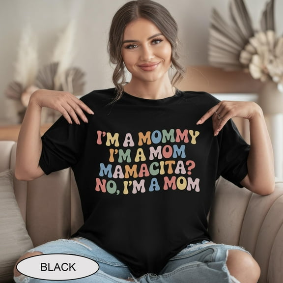 DeliFri Funny Love Mommy T-Shirt, Huda Quote Shirt, I'm a Mom, Mamacita Tee, Reality TV Shirt for Moms, Summer Girl Gift For Mom