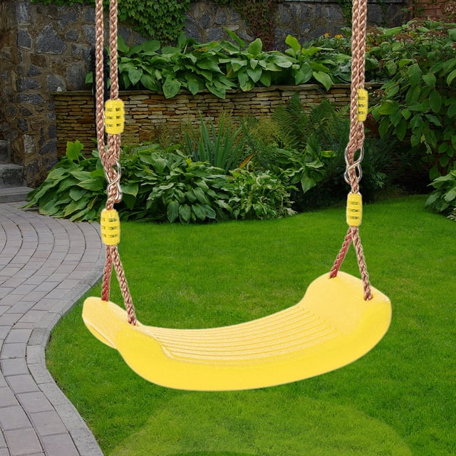 Mini juego de columpio fácil de instalar Juego de columpio de plástico Juego de columpio con cuerda para niños niñas Likrtyny libre de BPA
