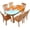 Maple Leaves, variant on Fitted Oval Tablecloth with Elastic Edge, Maple Leaves Washable Wipeable Table Cloth, for Outdoor Picnic Camping and Indoor Kitchen Dining Party, 68 inch x 48 inch