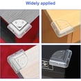 thumbnail image 6 of Table Corner Protectors – 12-Pack, Clear Table Edge And Corner Guards For Safety, Furniture Bumpers For Home Protection,L Shape, Round & Smile Design, 6 of 7