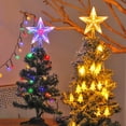 thumbnail image 3 of Mosey Christmas Tree Topper LED Lighted Star Tree Topper Waterproof Reusable High Brightness New Year Holiday Home Office Indoor Decorations Christmas Tree Top Ornament- L, 3 of 8