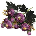 thumbnail image 2 of Flmtop Roses Artificielles Mini Réalistes pour Bureau, 2 of 7