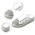 thumbnail image 4 of WILLBEST Pantoufles Maman Mode Été Tête Ronde avec Strass Sandales Creuses Pantoufles Décontractées Confortables pour la Plage, 4 of 8