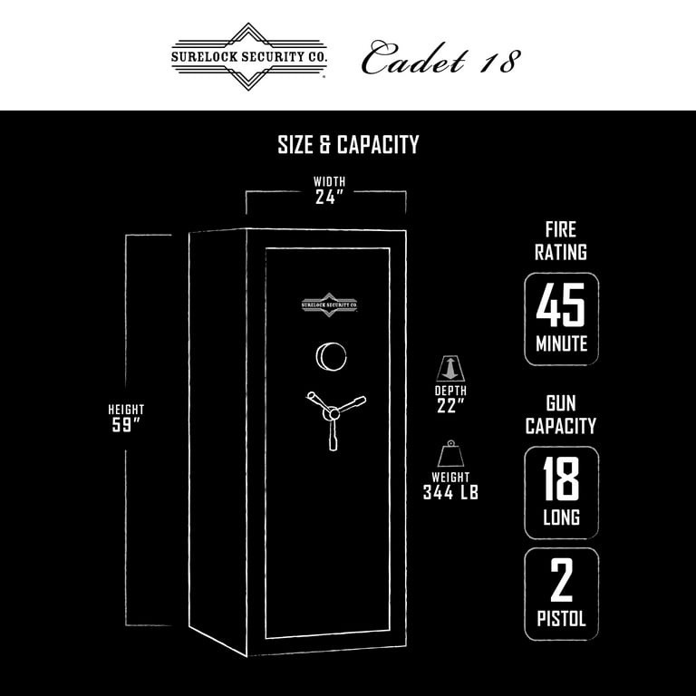 Cadet Series Cadet 18 Gun And Home Safe Cadet Series Cadet 18 Gun And Home Safe