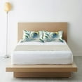 thumbnail image 6 of Yayeee Pillowcase Standard Size Set of 2 Satin Wrinkle Resistant Pillow Case, Peacock Feather, 6 of 7