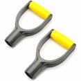 thumbnail image 1 of Poignée de Pelle Compatible avec Râteaux de Jardin 2 Pcs Jaune-Noir, 1 of 5