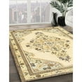 thumbnail image 2 of Ahgly Company Indoor Rectangle Traditional Sun Yellow Medallion Area Rugs, 8' x 12', 2 of 6