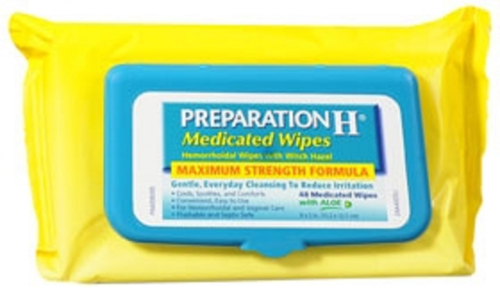 Preparation H Hemorrhoid Relief Wipe 48 per Box
