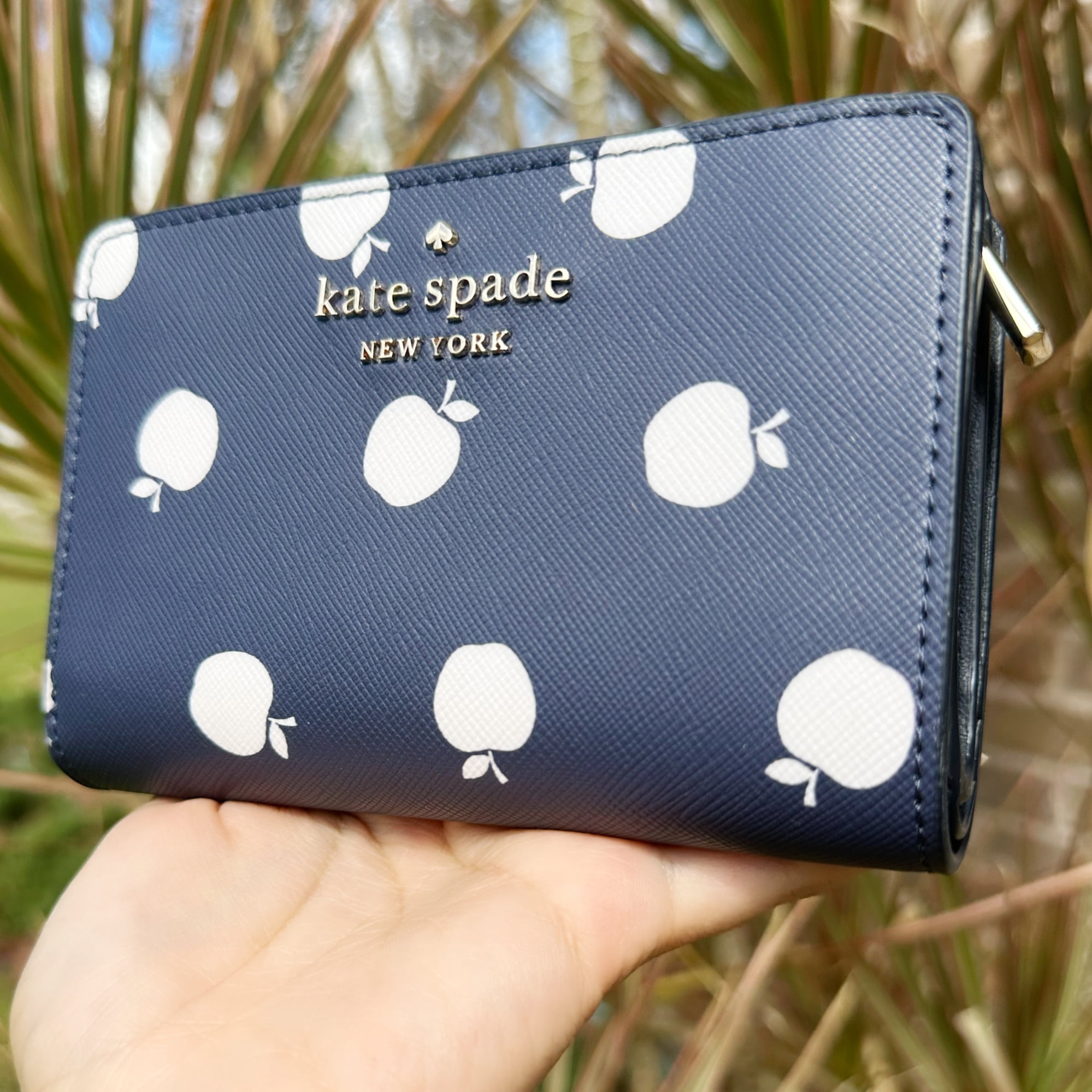 Kate Spade New York Women's Medium Bifold Wallet (Blazer Blue / Multi)