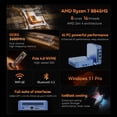 thumbnail image 2 of GEEKOM AX8 Mini PC Desktop Computer, AMD Ryzen 7 8845HS,32 GB DDR5 1TB SSD, 2 of 7