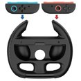 thumbnail image 4 of Steering Wheels for Nintendo Switch & OLED Console Joy Cons, Racing Wheels for Mario Kart 8 Deluxe [Mariokart Switch Steering Wheel Joycon Controller Attachment Accessories]-Twin Pack [2X Black], 4 of 6